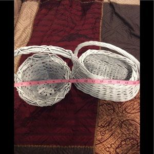 White Flower Girl-Boy Baskets